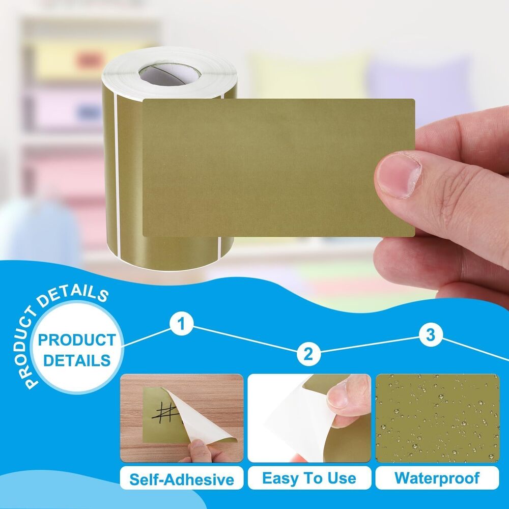 3518 Rectangular Color Coding Labels 5 x 3 Inch, 500 Pcs Rectangle Colored - Picture 3 of 7